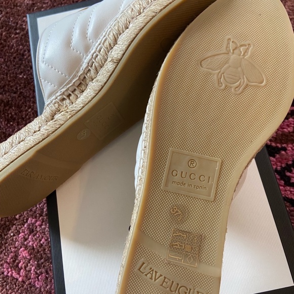 COPY - Gucci Leather Espadrille/Mule with Double G - Picture 2 of 9